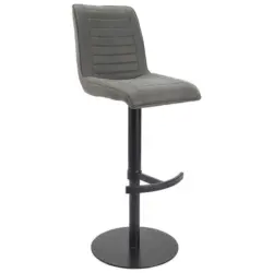 Barhocker in Schwarz, Dunkelgrau