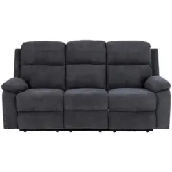 3-Sitzer-Sofa in Chenille Dunkelgrau