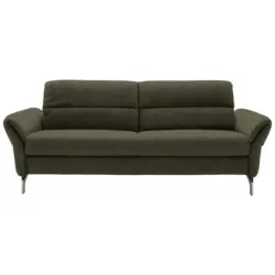 2-Sitzer-Sofa in Flachgewebe Khaki
