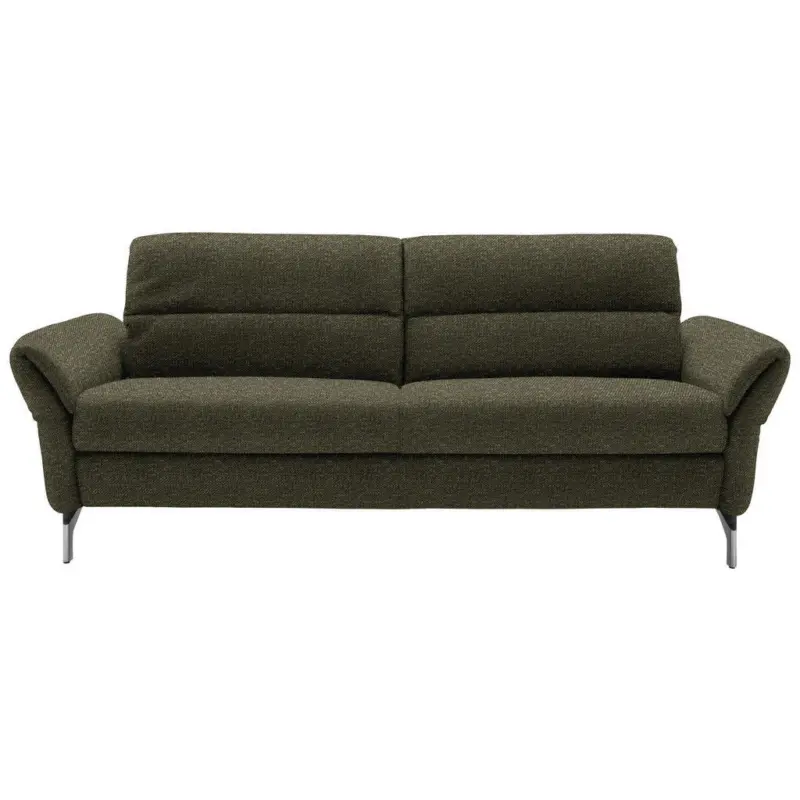 2-Sitzer-Sofa in Flachgewebe Khaki