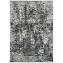 Webteppich 67/130 cm Avignon Dunkelgrau