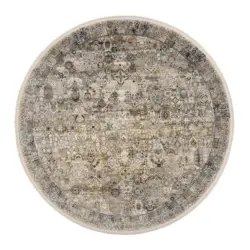 Webteppich 160 cm Toulon Grau, Goldfarben