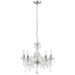 Kristall-H&auml;ngeleuchte 48/120 cm