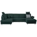 XXXLutz Lauterach - Ihr M&ouml;belhaus bei Bregenz Wohnlandschaft in Struktur Dunkelgr&uuml;n