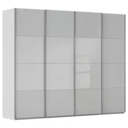 Schwebet&uuml;renschrank in Seidengrau