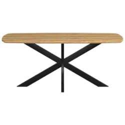 Esstisch in Holz, Metall 180/90/77 cm