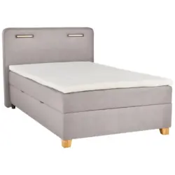 Boxbett 120/200 cm in Beige