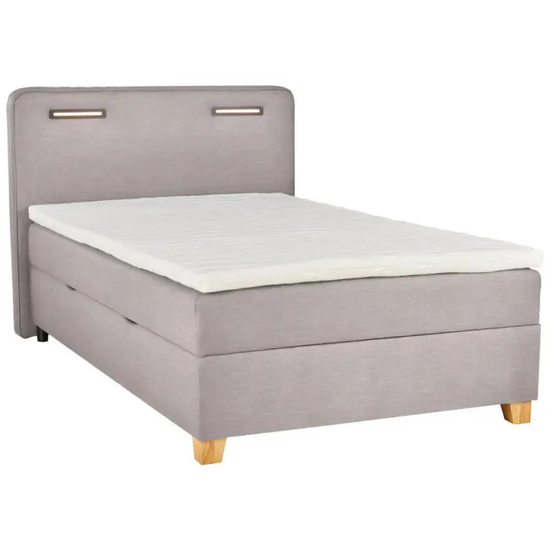 Boxbett 120/200 cm in Beige