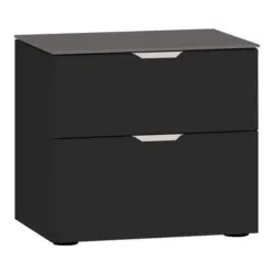 Nachtk&auml;stchen 45/42/43 cm in Schwarz, Dunkelgrau