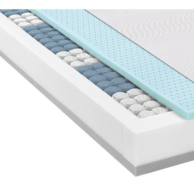 Wendematratze 90/200 cm, H&ouml;he ca.: 21-22 cm, H4 + H5 = sehr fest + hart, 7-Zonen