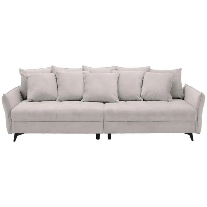 Bigsofa in Webstoff Hellgrau