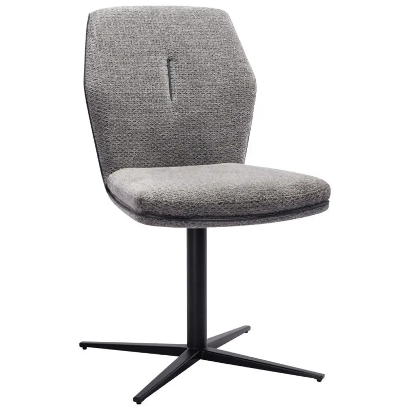 Stuhl Sitzfl&auml;che 180&deg; drehbar, automatische R&uuml;ckholfunktion Mikrofaser