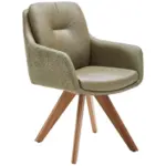 XXXLutz Lauterach - Ihr M&ouml;belhaus bei Bregenz Armlehnstuhl in Holz, Textil, Leder Gr&uuml;n, Olivgr&uuml;n, Eiche Bianco