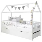 XXXLutz Lauterach - Ihr M&ouml;belhaus bei Bregenz Hausbett Absturzsicherung, Bettschublade 90/200 cm in Wei&szlig;