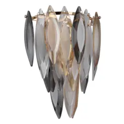 Kristall-Wandleuchte Elinor