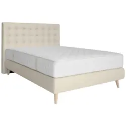 Boxspringbett 120/200 cm in Beige