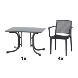 Gartengarnitur 5-teilig