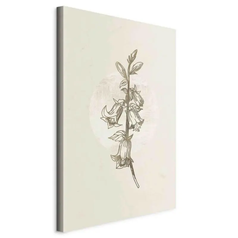 Leinwandbild Abstraktes, Blumen 40/60/1,2 cm