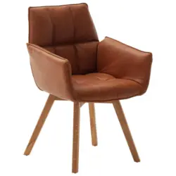 Armlehnstuhl Lederauswahl, Typenauswahl, Gestellauswahl, Sitzfl&auml;che 180&deg; drehbar Echtleder