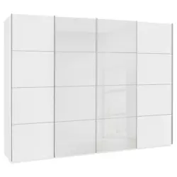 Schwebet&uuml;renschrank in Wei&szlig;