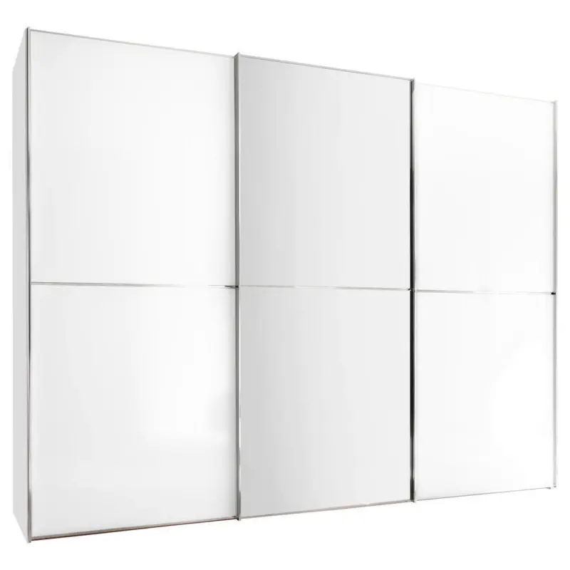 Schwebet&uuml;renschrank in Wei&szlig;