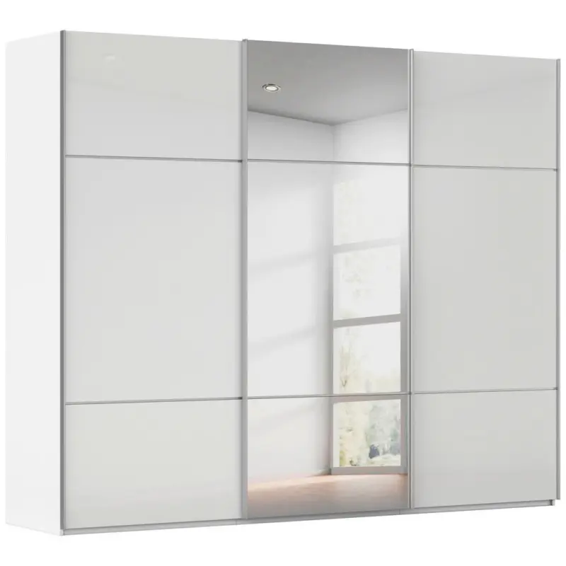 Schwebet&uuml;renschrank in Wei&szlig;