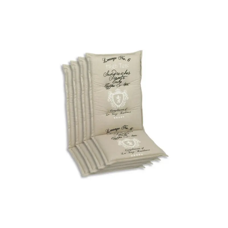 Sesselauflagenset in Beige