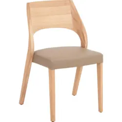 Stuhl Lederauswahl, Typenauswahl, stapelbar Echtleder