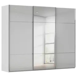 Schwebet&uuml;renschrank in Grau