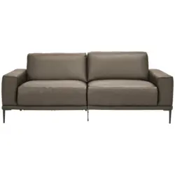 2,5-Sitzer in Echtleder Taupe