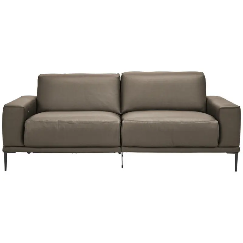 2,5-Sitzer in Echtleder Taupe