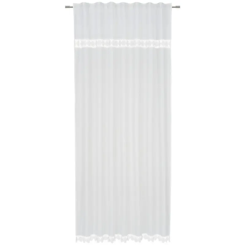 Kombivorhang halbtransparent