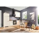 XXXLutz Lauterach - Ihr M&ouml;belhaus bei Bregenz Eckk&uuml;che 285,2/175 cm in Magnolie, Eiche dunkel