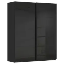 Schwebet&uuml;renschrank in Schwarz