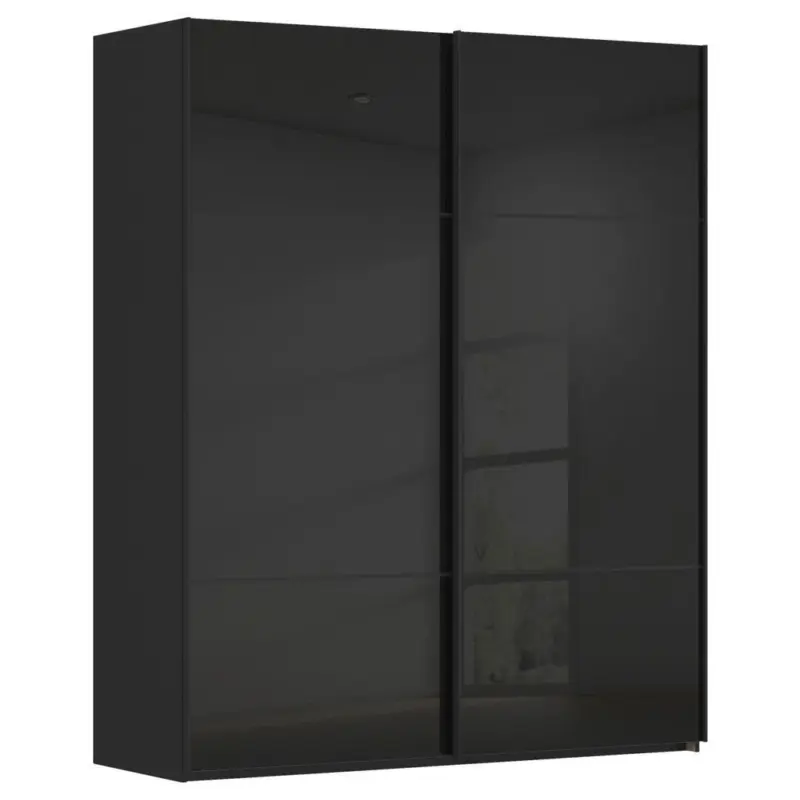 Schwebet&uuml;renschrank in Schwarz
