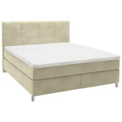 Boxspringbett 160/200 cm in Beige