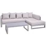 XXXLutz Lauterach - Ihr M&ouml;belhaus bei Bregenz Loungegarnitur 248/180 cm Aluminium