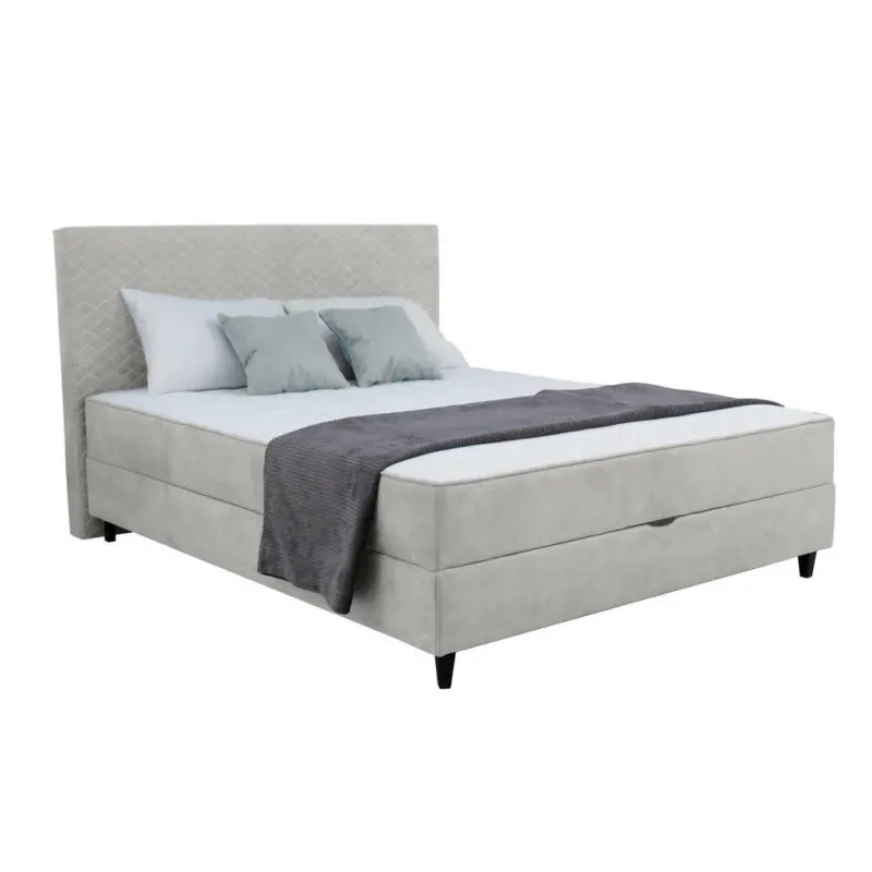 Boxbett 120/200 cm in Naturfarben