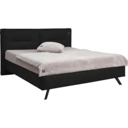 Polsterbett Schwarz 180/200 cm