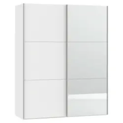 Schwebet&uuml;renschrank in Wei&szlig;