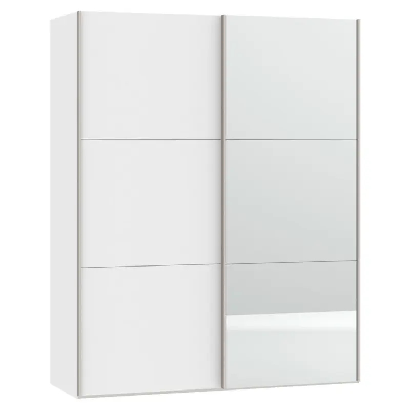 Schwebet&uuml;renschrank in Wei&szlig;