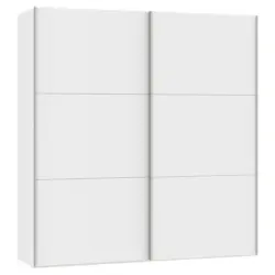 Schwebet&uuml;renschrank in Wei&szlig;