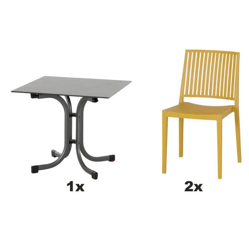 Gartengarnitur 3-teilig