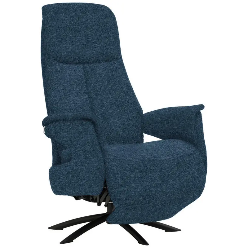 Relaxsessel in Textil Dunkelblau