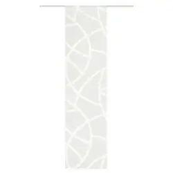 Fl&auml;chenvorhang in Ecru transparent