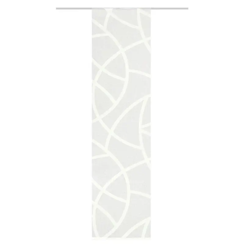 Fl&auml;chenvorhang in Ecru transparent