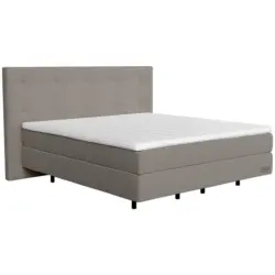 Boxspringbett 180/200 cm in Graubraun