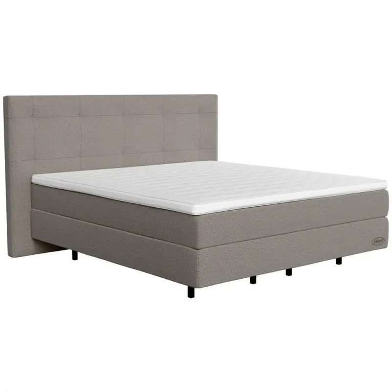 Boxspringbett 180/200 cm in Graubraun