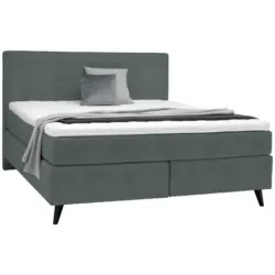 Boxspringbett 200/200 cm in Gr&uuml;n