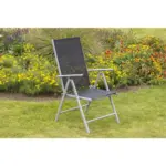 XXXLutz Lauterach - Ihr M&ouml;belhaus bei Bregenz Gartenklappsessel-Set in Metall, Textil Schwarz